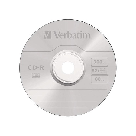 Диск CD-R Verbatim (43343) 700MB 50штук