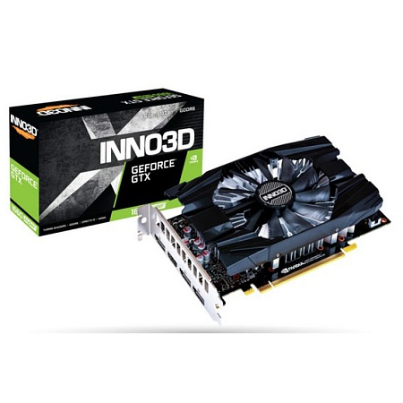 Видеокарта 6Gb Inno3D GTX1660 SUPER COMPACT N166S1-06D6-1712VA29
