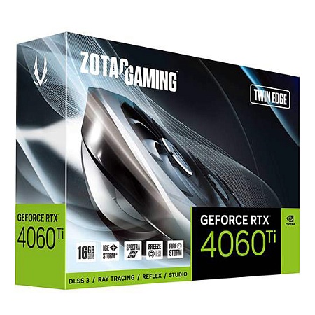 Видеокарта 16 GB ZOTAC GAMING RTX 4060 Ti TE ZT-D40620E-10M
