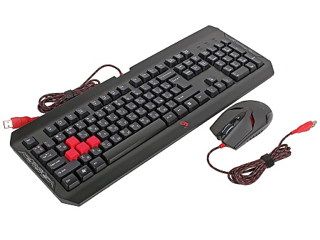 Клавиатура мышь игровая A4tech Bloody Q1100