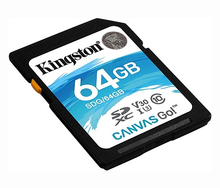 Карта памяти SD 64GB Kingston SDG/64GB