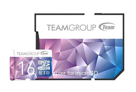 Карта памяти microSDHC/SDXC 16GB Team Group Color Card II TCIIUSDH16GU349