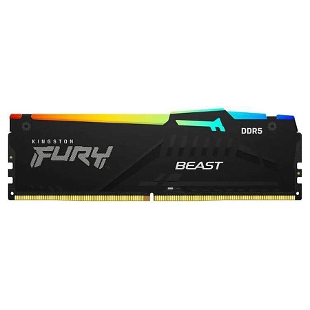 Оперативная память 16Gb Kingston FURY Beast Black AMD RGB KF556C36BBEA-16