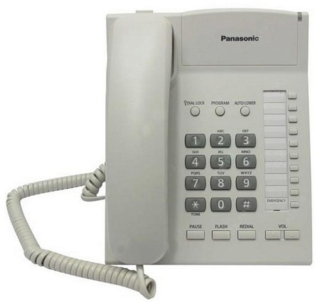 Телефон проводной Panasonic KX-TS2382RUW