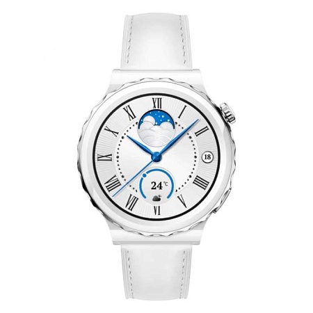 Смарт-часы Huawei Watch GT3 Pro 42mm White Leather Strap
