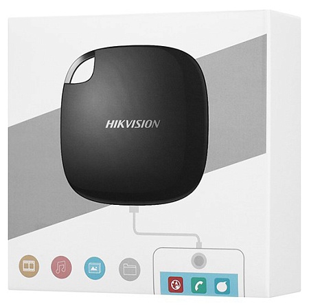 Внешний SSD диск 1 TB Hikvision HS-ESSD-T100I/1024G black