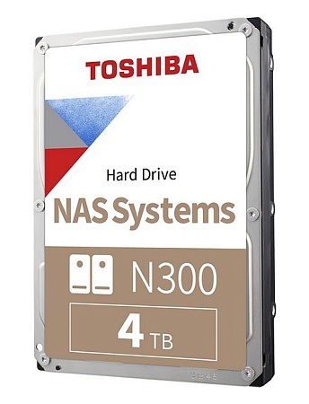 Жесткий диск NAS 4TB Toshiba N300 bulk HDWG440UZSVA