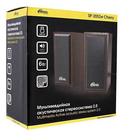Акустическая система Ritmix SP-2052W Cherry