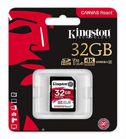 Карта памяти SD 32GB Kingston SDR/32GB