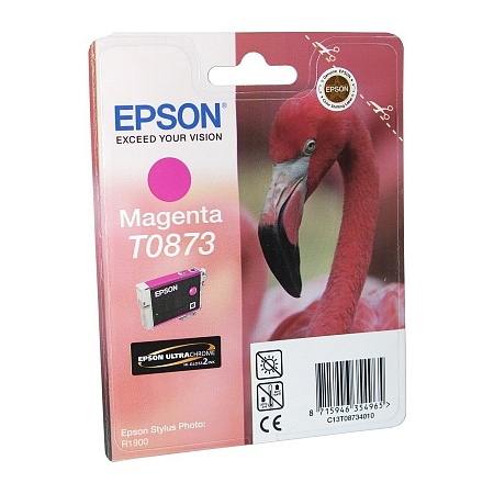 Картридж Epson C13T08734010 R1900 пурпурный