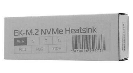 Радиатор для SSD M.2 EKWB EK-M.2 NVMe Heatsink Black