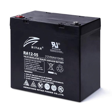 Аккумуляторная батарея Ritar RA12-55 12В 55 Ач