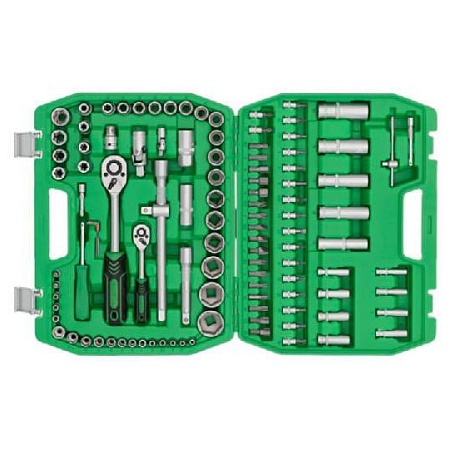 Набор инструментов Intertool ET-6108SP 1/2" 1/4" 108ед Набор инструментов Intertool ET-6108SP 1/2" 1/4" 108ед