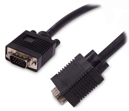 Интерфейсный кабель VGA 15M/15M 20 м. Чёрный