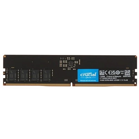 Модуль оперативной памяти 16Gb Crucial CT16G56C46U5 Модуль оперативной памяти 16Gb Crucial CT16G56C46U5