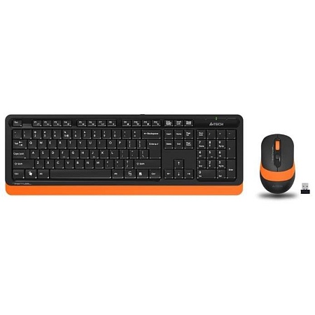 Клавиатура+мышь A4tech Fstyler FG1010-ORANGE