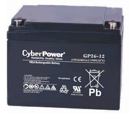 Батарея для ИБП CyberPower 12V26Ah GP26-12