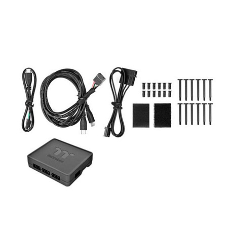 Кулер для корпуса Thermaltake Riing Quad 12 RGB White 3-Fan Pack