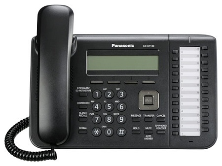 Проводной SIP-телефон Panasonic KX-UT133RU-B