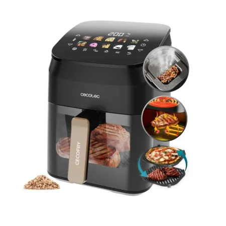 Аэрогриль Cecotec Cecofry&Grill Smokin 4500 черный Аэрогриль Cecotec Cecofry&Grill Smokin 4500 черный