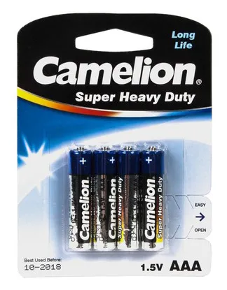 Батарейка CAMELION R03P-BP4B