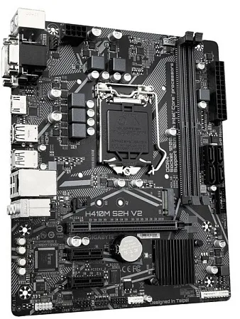 Материнская плата Gigabyte H410M S2H V2 купить в Алматы по выгодной ...