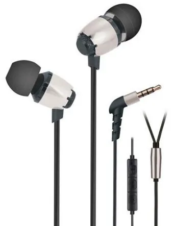 Наушники 2E S6 PINION MIC SILVER 2E-IES6SL
