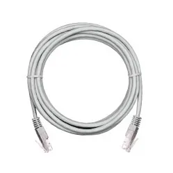 Патч-корд NETLAN U/UTP 4 пары, Кат.5е (Класс D), 100МГц, 2хRJ45/8P8C, T568B, заливной, многожильный, BC (чистая медь), PVC нг(B), серый, 10м, уп-ка 5шт. ec-pc4ud55b-bc-pvc-100-gy
