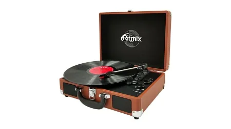 Проигрыватель виниловый Ritmix LP-160B коричневый купить в Алматы по ...