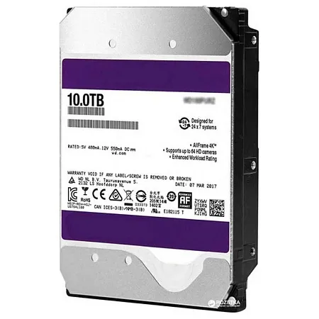 Жесткий диск 10Tb Western Digital Purple Pro WD101PURA купить в Алматы ...