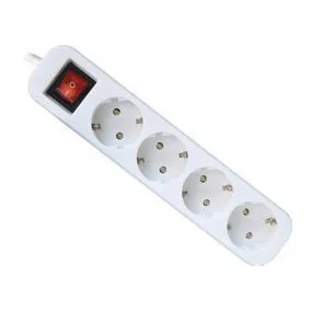Удлинитель Defender S430 3.0 м 4 розетки белый