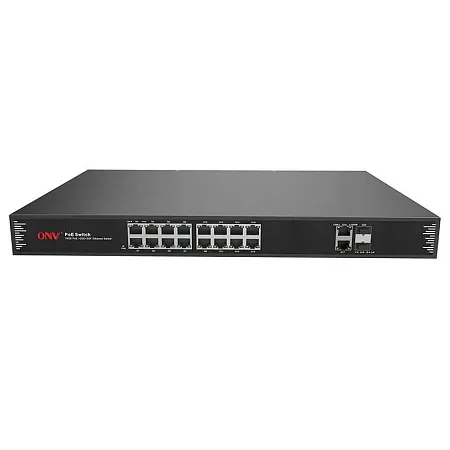 Коммутатор PoE 16-портовый ONV-POE33020PF купить в Алматы по выгодной ...
