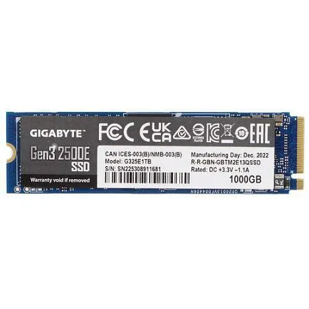 SSD накопитель 1 Tb GIGABYTE G325E1TB купить в Алматы по выгодной цене ...