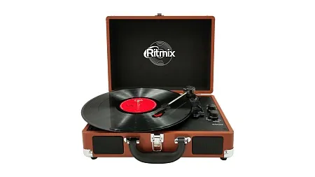 Проигрыватель виниловый Ritmix LP-160B коричневый купить в Алматы по ...
