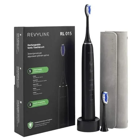 Зубная щетка Revyline RL 015 черн 5973 купить в Алматы по выгодной цене ...